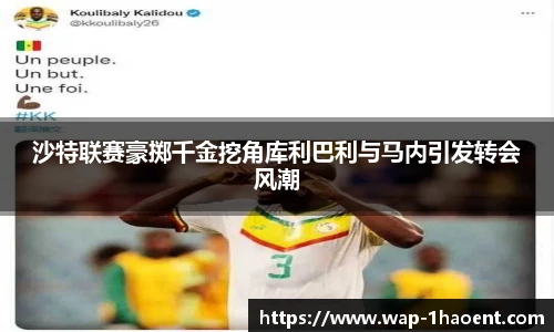 沙特联赛豪掷千金挖角库利巴利与马内引发转会风潮